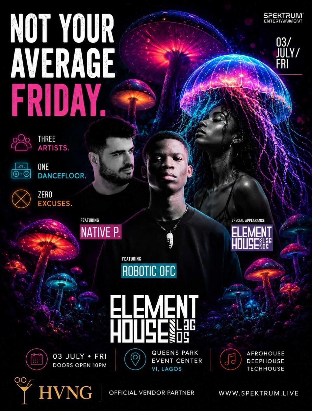 Element House Lagos × HVNG